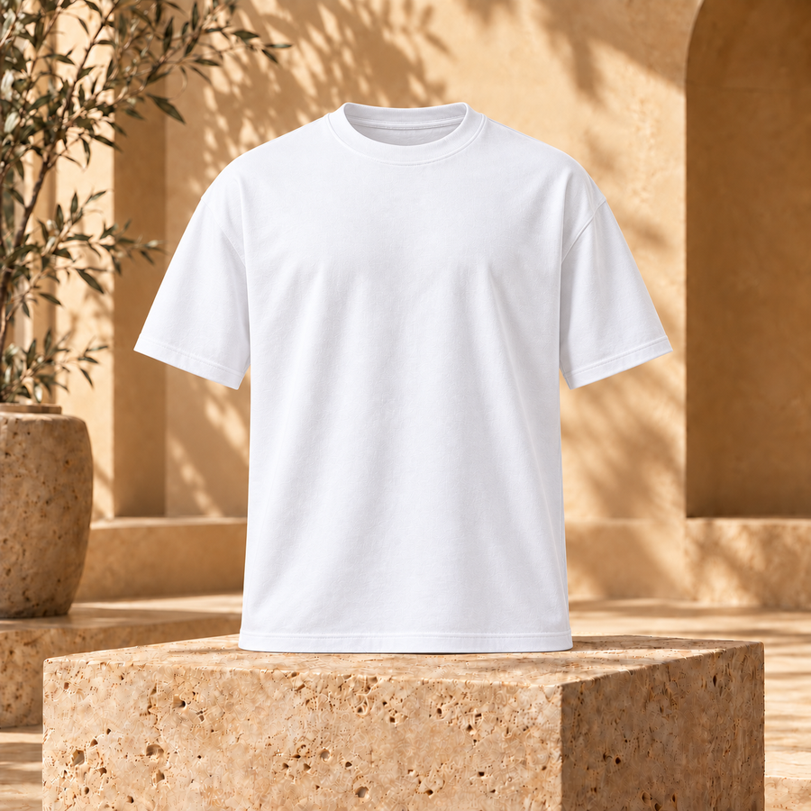 Polera Oversize – Algodón Hecho en Perú (260 GSM)