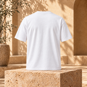 Polera Regular Fit 180 g Blanco espalda