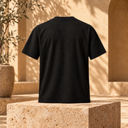Polera Regular Fit 240 g Negro espalda